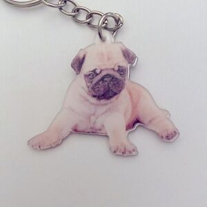 Pug key chain